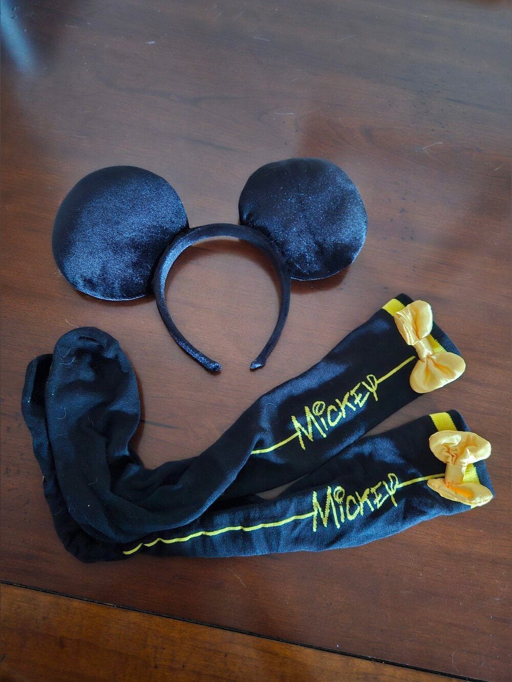 Minnie Mouse Ears And High Socks Women's OS